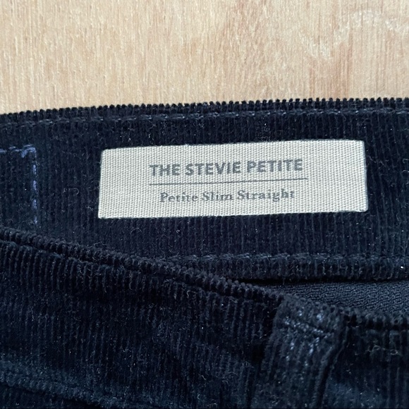 NWT AG Adriano Goldschmied the Stevie Petite Navy Cord - Picture 5 of 9